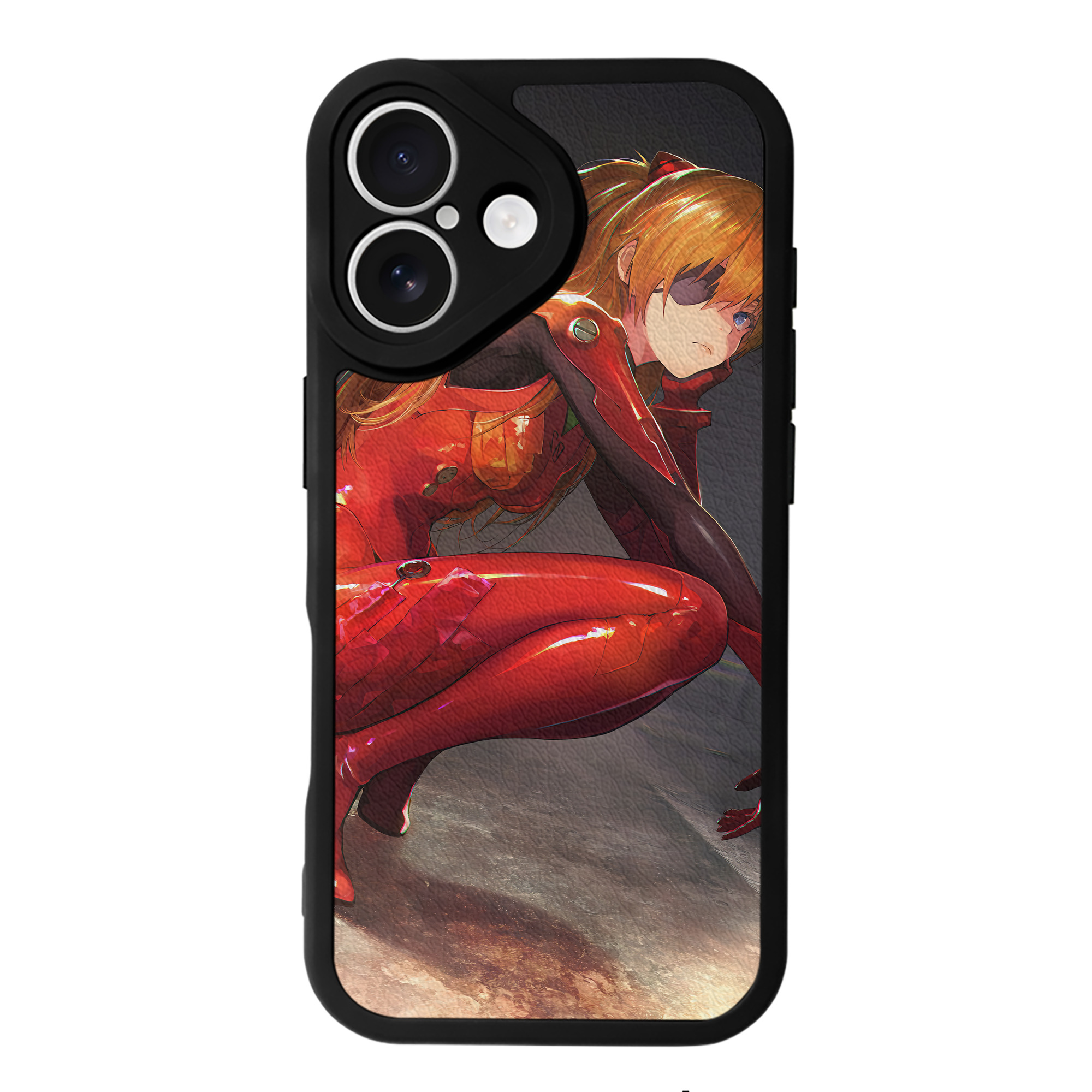 （画像用） EVA 新世紀エヴァンゲリオン 【iPhone 16シリーズ対応】シリコンスマホケース（レザー調） 材質：シリコン